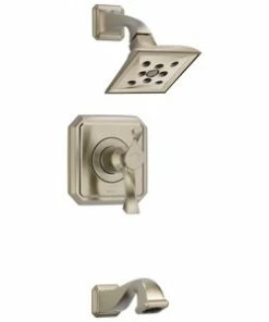 Hot Sale 🤩 Brizo Virage® Two Handle Single Function Bathtub & Shower Faucet in Brushed Nickel (Trim Only) 🛒