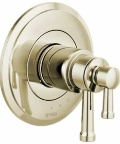 Budget 🔔 Brizo Atavis™ Two Handle Multi Function Bathtub & Shower Faucet in Polished Nickel (Trim Only) 🌟