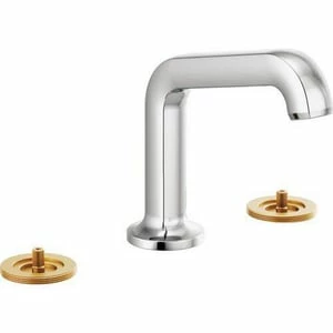 Brand new ❤️ Brizo Kintsu™ Widespread Bathroom Sink Faucet in Chrome ✨ 3 Brand new ❤️ Brizo Kintsu™ Widespread Bathroom Sink Faucet in Chrome ✨