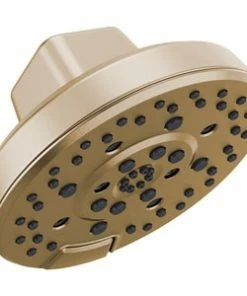 Buy 🔥 Brizo Levoir® Multi Function H2Okinetic Technology® Full Body, Full Spray, Massage and Pause Showerhead in Luxe Gold ⭐