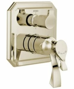 Buy ⭐ Brizo Virage® TempAssure Thermostatic Valve with Integrated 6-Function Diverter Trim in Polished Nickel ⌛