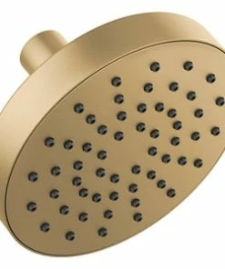 Deals 🥰 Brizo Essential™ Single Function Full Showerhead in Luxe Gold 🔥