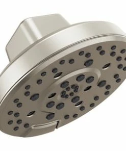 Best reviews of 👍 Brizo Levoir® Multi Function H2Okinetic Technology® Full Body, Full Spray, Massage and Pause Showerhead in Luxe Nickel ✔️