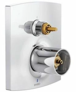 Discount ⭐ Brizo Kintsu™ Two Handle Bathtub & Shower Faucet in Chrome (Trim Only) 🎉