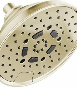 Best deal ✨ Brizo Essential™ Multi Function H2Okinetic® Rinsing Spray, Full Spray, Massage Spray, Shampoo Spray and Full Spray with Massage Showerhead in Polished Nickel 🎁