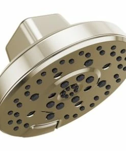 Cheap 👍 Brizo Levoir® Multi Function H2Okinetic Technology® Full Body, Full Spray, Massage and Pause Showerhead in Polished Nickel 🤩