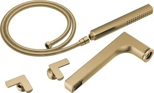 Best Pirce 😉 Brizo Kintsu™ Two Handle Wall Mount Filler in Luxe Gold 🧨 3 Best Pirce 😉 Brizo Kintsu™ Two Handle Wall Mount Filler in Luxe Gold 🧨