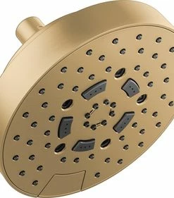 Brand new ✨ Brizo Essential™ Multi Function H2Okinetic® Rinsing Spray, Full Spray, Massage, Shampoo Spray and Full Spray w/ Shampoo Spray Showerhead in Luxe Gold 🥰