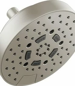 Budget ✨ Brizo Essential™ Multi Function H2Okinetic® Rinsing Spray, Full Spray, Massage, Shampoo Spray and Full Spray w/ Shampoo Spray Showerhead in Luxe Nickel 🤩