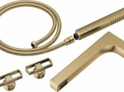 Outlet ✔️ Brizo Kintsu™ Two Handle Wall Mount Filler in Luxe Gold 🛒