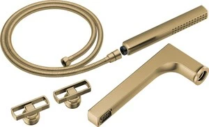 Outlet ✔️ Brizo Kintsu™ Two Handle Wall Mount Filler in Luxe Gold 🛒 3 Outlet ✔️ Brizo Kintsu™ Two Handle Wall Mount Filler in Luxe Gold 🛒