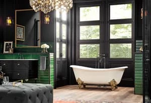 Outlet š„ Brizo Atavis⢠Three Handle Cross Floor Mount Filler in Matte Black (Trim Only) ā 5 Outlet š„ Brizo Atavis⢠Three Handle Cross Floor Mount Filler in Matte Black (Trim Only) ā - Image 3