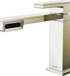 Best Pirce ⭐ Brizo Single Handle Monoblock Bathroom Sink Faucet in Polished Nickel Lever Handle 🌟
