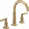 Cheapest 😀 Brizo Invari™ Two Handle Widespread Bathroom Sink Faucet in Luxe Gold Handles Sold Separately 🔥 -Outlet Brizo Store Query 304
