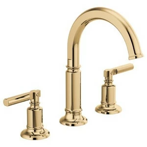 Best Pirce 👍 Brizo Invari™ Two Handle Widespread Bathroom Sink Faucet in Polished Gold Handles Sold Separately 👍 3 Best Pirce 👍 Brizo Invari™ Two Handle Widespread Bathroom Sink Faucet in Polished Gold Handles Sold Separately 👍