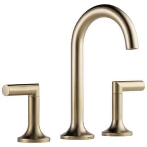 Cheap 💯 Brizo Odin® Widespread Bathroom Sink Faucet in Luxe Gold (Handles Sold Separately) 🧨 3 Cheap 💯 Brizo Odin® Widespread Bathroom Sink Faucet in Luxe Gold (Handles Sold Separately) 🧨