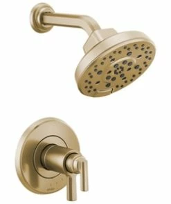 Brand new 🧨 Brizo Levoir® Two Handle Multi Function Shower Faucet in Luxe Gold (Trim Only) 😉
