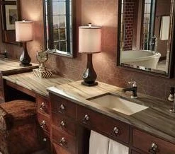 Cheapest 💯 Brizo Rook® Single Lever Handle Floor Mount Filler in Luxe Nickel with Matte Black Trim Only 🤩 -Outlet Brizo Store Query 357