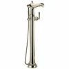 Coupon 🔥 Brizo Rook® Single Lever Handle Floor Mount Filler in Polished Nickel Trim Only ✨ -Outlet Brizo Store Query 360