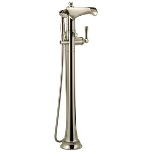 Coupon 🔥 Brizo Rook® Single Lever Handle Floor Mount Filler in Polished Nickel Trim Only ✨ 3 Coupon 🔥 Brizo Rook® Single Lever Handle Floor Mount Filler in Polished Nickel Trim Only ✨