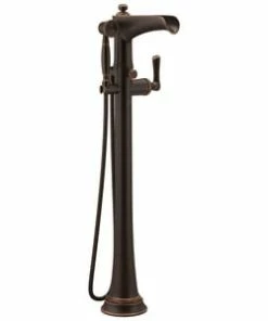 Best deal ✔️ Brizo Rook® Single Lever Handle Floor Mount Filler in Venetian Bronze Trim Only 🥰