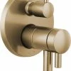 Brand new 🎁 Brizo Odin® Three Handle Bathtub & Shower Faucet in Luxe Gold (Trim Only) 🧨 -Outlet Brizo Store Query 387