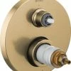 Budget 💯 Brizo Litze® Dual Function Thermostatic Valve Trim in Brilliance Luxe Gold ✨
