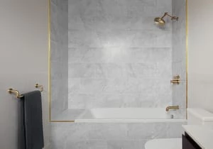 Budget 💯 Brizo Litze® Dual Function Thermostatic Valve Trim in Brilliance Luxe Gold ✨ 5 Budget 💯 Brizo Litze® Dual Function Thermostatic Valve Trim in Brilliance Luxe Gold ✨ - Image 3