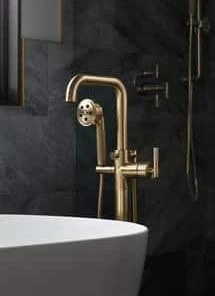 Budget 💯 Brizo Litze® Dual Function Thermostatic Valve Trim in Brilliance Luxe Gold ✨ 12 Budget 💯 Brizo Litze® Dual Function Thermostatic Valve Trim in Brilliance Luxe Gold ✨ -Outlet Brizo Store Query 410