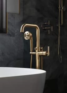 Budget 💯 Brizo Litze® Dual Function Thermostatic Valve Trim in Brilliance Luxe Gold ✨ 7 Budget 💯 Brizo Litze® Dual Function Thermostatic Valve Trim in Brilliance Luxe Gold ✨ - Image 5