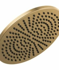 Deals 😉 Brizo Essential™ Single Function Soft Rain Spray Showerhead in Luxe Gold 🎉