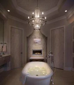 Best Sale 🧨 Brizo Two Lever Handle Floor Mount Filler in Chrome Trim Only ⭐ -Outlet Brizo Store Query 458