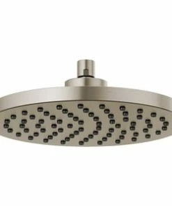 Outlet 👍 Brizo Essential™ Single Function Full Spray Showerhead in Luxe Nickel 🛒