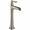 Flash Sale 🔔 Brizo Rook® Single Handle Vessel Filler Bathroom Sink Faucet in Brilliance Luxe Nickel 👍 -Outlet Brizo Store Query 496