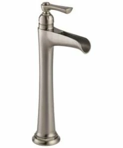 Flash Sale 🔔 Brizo Rook® Single Handle Vessel Filler Bathroom Sink Faucet in Brilliance Luxe Nickel 👍