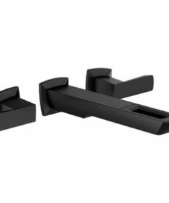Promo ⭐ Brizo Vettis® Two Handle Widespread Bathroom Sink Faucet in Matte Black ✔️