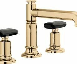 Brand new 🥰 Brizo Invari™ Two Handle Widespread Bathroom Sink Faucet in Polished Gold Handles Sold Separately ⭐