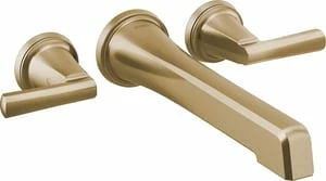 New 😀 Brizo Levoir® Two Handle Wall Mount Filler in Luxe Gold (Trim Only) 💯 3 New 😀 Brizo Levoir® Two Handle Wall Mount Filler in Luxe Gold (Trim Only) 💯