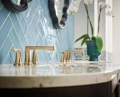 Brand new ⭐ Brizo Levoir® Two Handle Widespread Bathroom Sink Faucet in Luxe Gold Handles Sold Separately ⭐ -Outlet Brizo Store Query 554