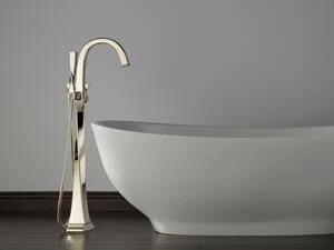 Buy 👍 Brizo Virage® Single Lever Handle Floor Mount Filler in Polished Nickel Trim Only 🥰 8 Buy 👍 Brizo Virage® Single Lever Handle Floor Mount Filler in Polished Nickel Trim Only 🥰 - Image 6