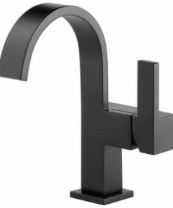 Cheap 😍 Brizo Siderna® Single Handle Bathroom Sink Faucet in Matte Black ✨