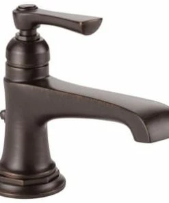 Cheap ✔️ Brizo Rook® Single Handle Centerset Bathroom Sink Faucet in Venetian Bronze ✨