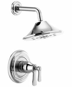 Hot Sale 🔔 Brizo Rook® 2 gpm Thermostatic Shower Only in Polished Chrome (Trim Only) ✨