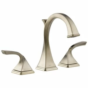 Budget ⭐ Brizo Virage® Two Handle Widespread Bathroom Sink Faucet in Brushed Nickel ✔️ 3 Budget ⭐ Brizo Virage® Two Handle Widespread Bathroom Sink Faucet in Brushed Nickel ✔️