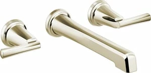 Hot Sale 😉 Brizo Levoir® Widespread Bathroom Sink Faucet in Polished Nickel (Handles Sold Separately) 👏 3 Hot Sale 😉 Brizo Levoir® Widespread Bathroom Sink Faucet in Polished Nickel (Handles Sold Separately) 👏