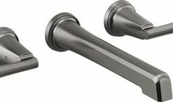 Deals 👍 Brizo Levoir® Widespread Bathroom Sink Faucet in Luxe Steel (Handles Sold Separately) 🎁