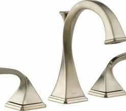 Buy ⭐ Brizo Virage® Two Handle Widespread Bathroom Sink Faucet with Pop-Up Drain Assembly in Brushed Nickel 😍