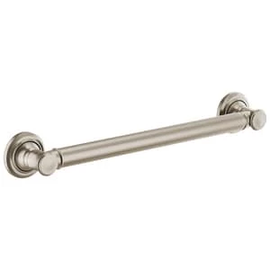 Discount 🔔 Brizo Traditional 18 in. Grab Bar in Brushed Nickel ✔️ 3 Discount 🔔 Brizo Traditional 18 in. Grab Bar in Brushed Nickel ✔️