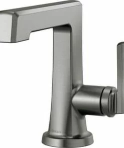 Buy ⌛ Brizo Levoir® Single Handle Monoblock Bathroom Sink Faucet in Luxe Steel Lever Handle 🎁