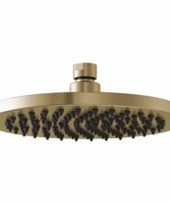 Best Sale ⭐ Brizo Essential™ Single Function Full Spray Showerhead in Luxe Gold 🔔